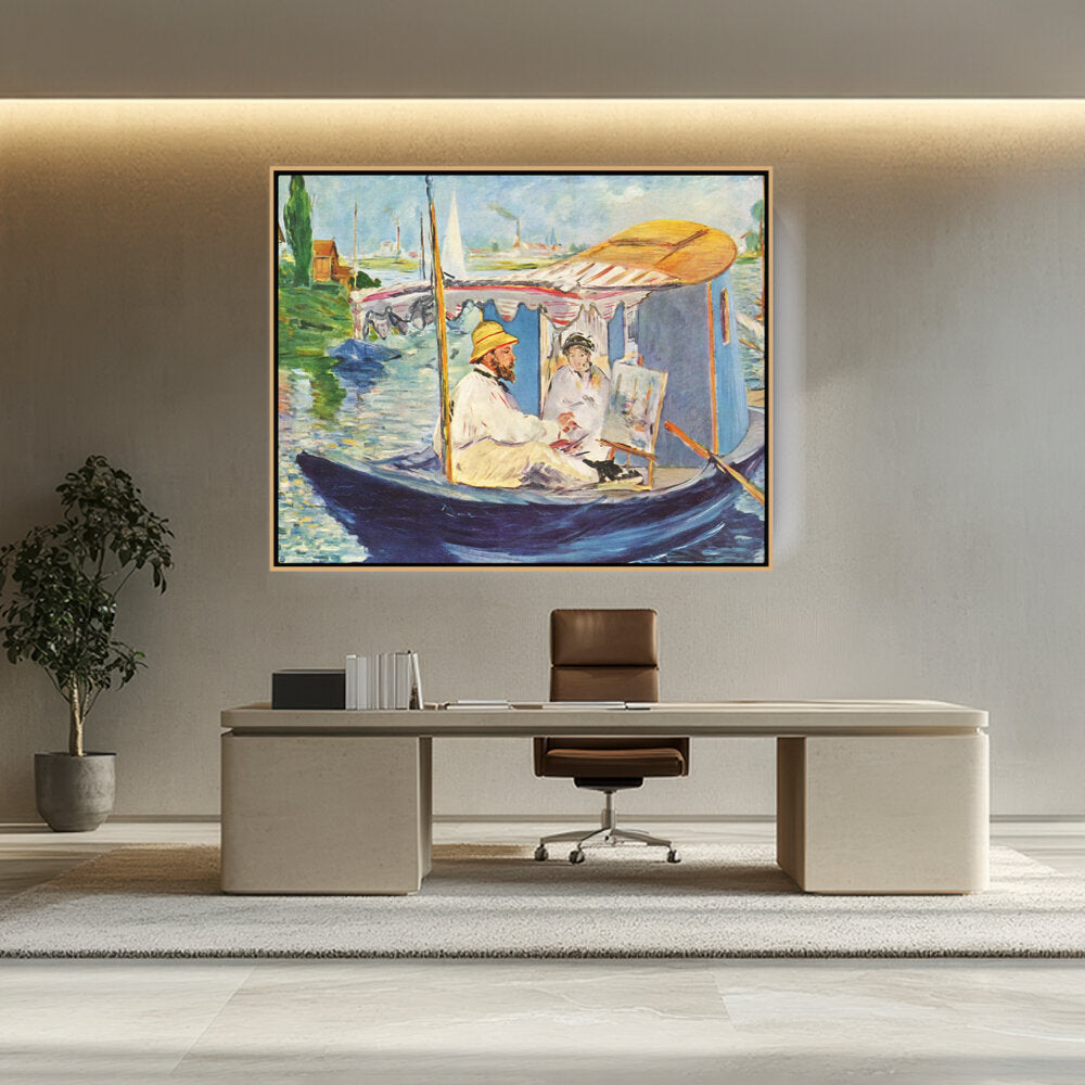 Artist1 - Art - Studio Boat - FLOATING FRAME