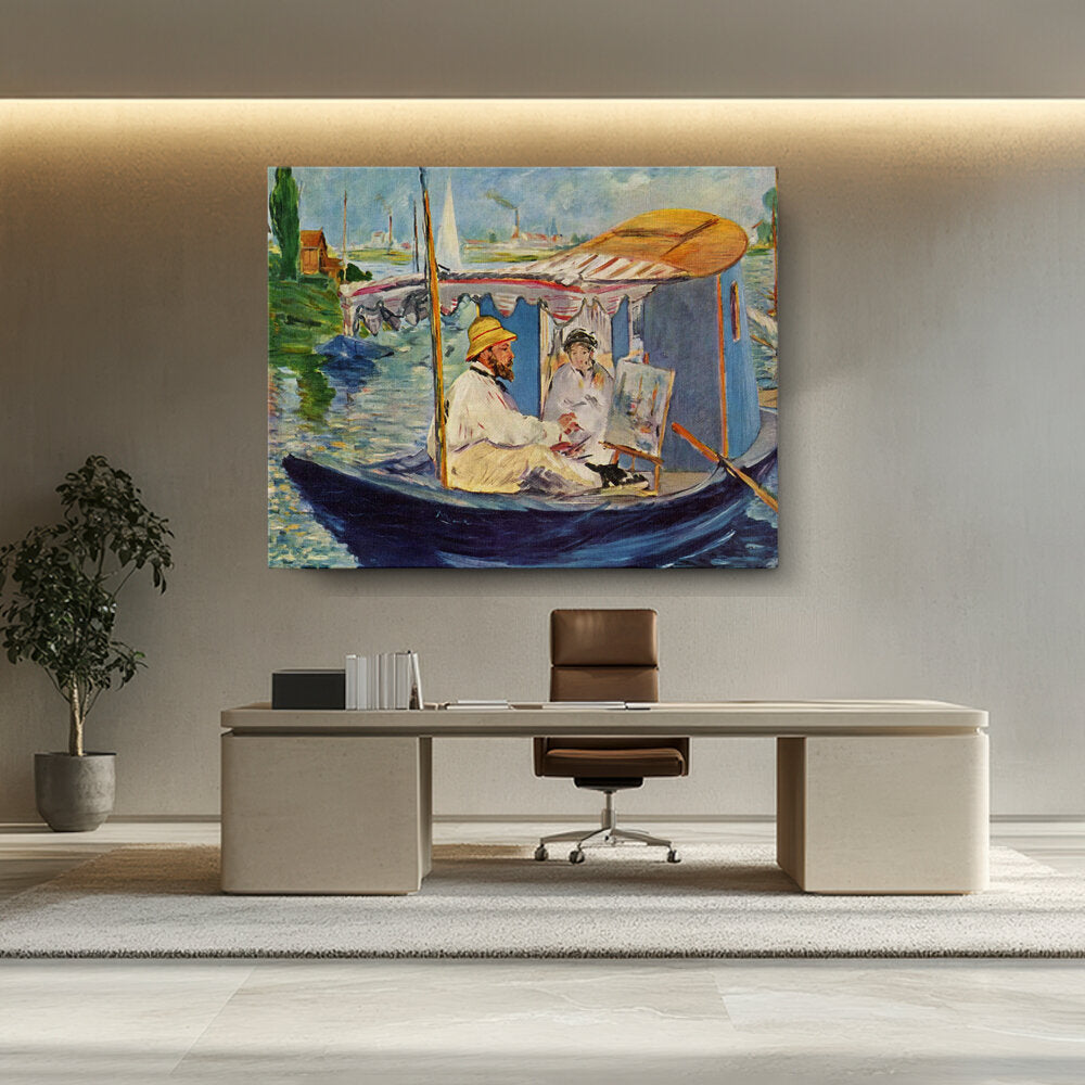 Artist1 - Art - Studio Boat - Wall Canvas