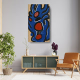 Vibrant Abstract Forms - Wall Canvas