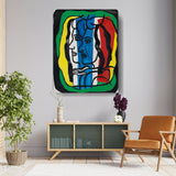 Dual Portraits - Wall Canvas