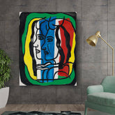 Artist1 - Art - Dual Portraits - Wall Canvas