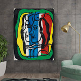 Artist1 - Art - Dual Portraits - Wall Canvas