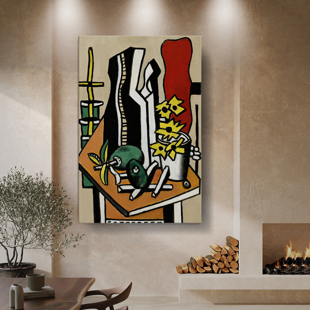 Artist1 - Art - Still Life With Daffodils - Wall Canvas