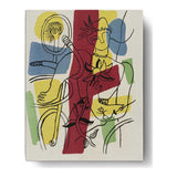 Abstract Figures In Color - Wall Canvas