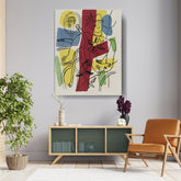 Artist1 - Art - Abstract Figures In Color - Wall Canvas