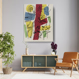 Artist1 - Art - Abstract Figures In Color - Wall Canvas