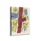 Abstract Figures In Color - Wall Canvas