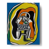 Vibrant Basket Still Life - Wall Canvas