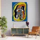 Vibrant Basket Still Life - Wall Canvas