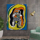 Artist1 - Art - Vibrant Basket Still Life - Wall Canvas