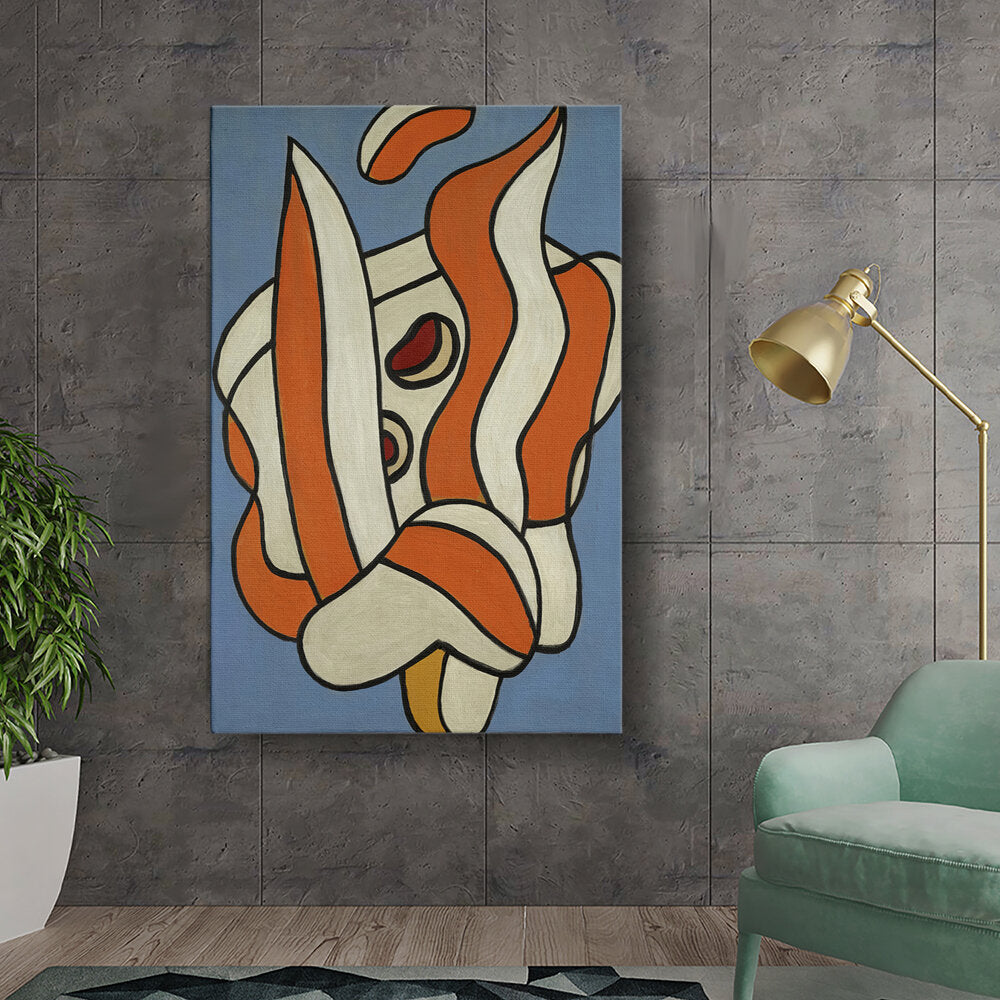 Artist1 - Art - Abstract Curves - Wall Canvas