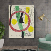 Artist1 - Art - Dual Faces - Wall Canvas