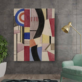 Abstract Color Blocks - Wall Canvas