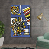 Artist1 - Art - Colorful Abstract Composition1 - Wall Canvas