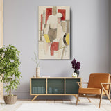 Abstract Figure Composition - Wall Canvas