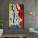 Artist1 - Art - Embrace Of Figures - Wall Canvas