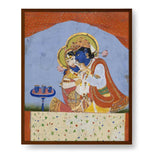 Krishna And Radha - Framed Canvas