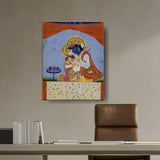 Artist2 - Art - Krishna And Radha - Wall Canvas