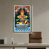 Artist2 - Art - Powerful Gaze Of Bhakt Hanuman - FLOATING FRAME