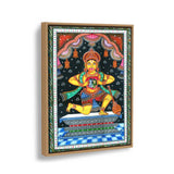 Powerful Gaze Of Bhakt Hanuman - FLOATING FRAME