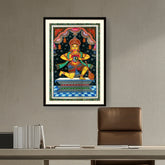 Artist2 - Art - Powerful Gaze Of Bhakt Hanuman - WALL MOUNT FRAME