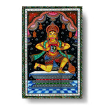 Powerful Gaze Of Bhakt Hanuman - Wall Canvas