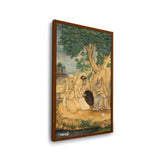 Prince And Ascetics - Framed Canvas