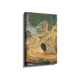 Prince And Ascetics - Wall Canvas