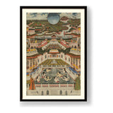 Ladies Bathing Before An Archi - WALL MOUNT FRAME