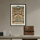 Artist2 - Art - Ladies Bathing Before An Archi - WALL MOUNT FRAME