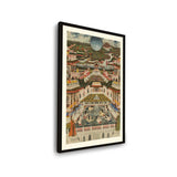 Ladies Bathing Before An Archi - WALL MOUNT FRAME