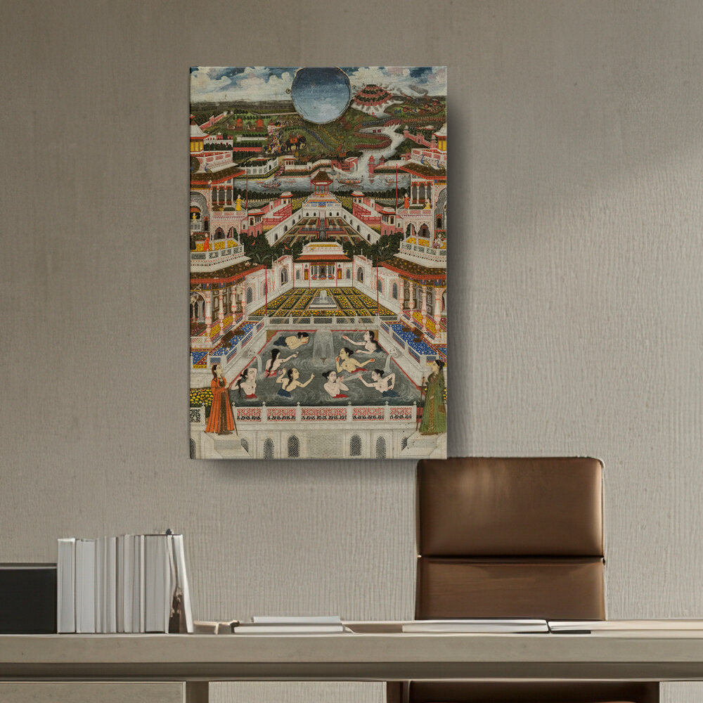 Artist2 - Art - Ladies Bathing Before An Archi - Wall Canvas