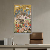 Artist2 - Art - Encampment In The Mountains - FLOATING FRAME