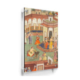 A Man Dips His Hand - Acrylic Wall Photo