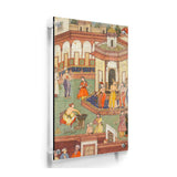 A Man Dips His Hand - Acrylic Wall Photo