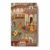 A Man Dips His Hand - Wall Canvas