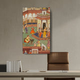 Artist2 - Art - A Man Dips His Hand - Wall Canvas