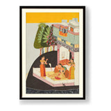 A Disconsolate Lady On A Terra - WALL MOUNT FRAME