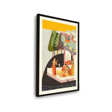 A Disconsolate Lady On A Terra - Framed Wall Art