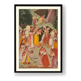Girls Spraying At Holi - WALL MOUNT FRAME