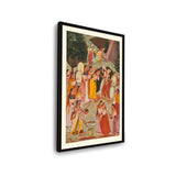Girls Spraying At Holi - WALL MOUNT FRAME