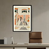 Artist2 - Art - A Lady At Her Toilette - WALL MOUNT FRAME