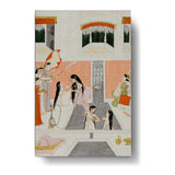A Lady At Her Toilette - Wall Canvas