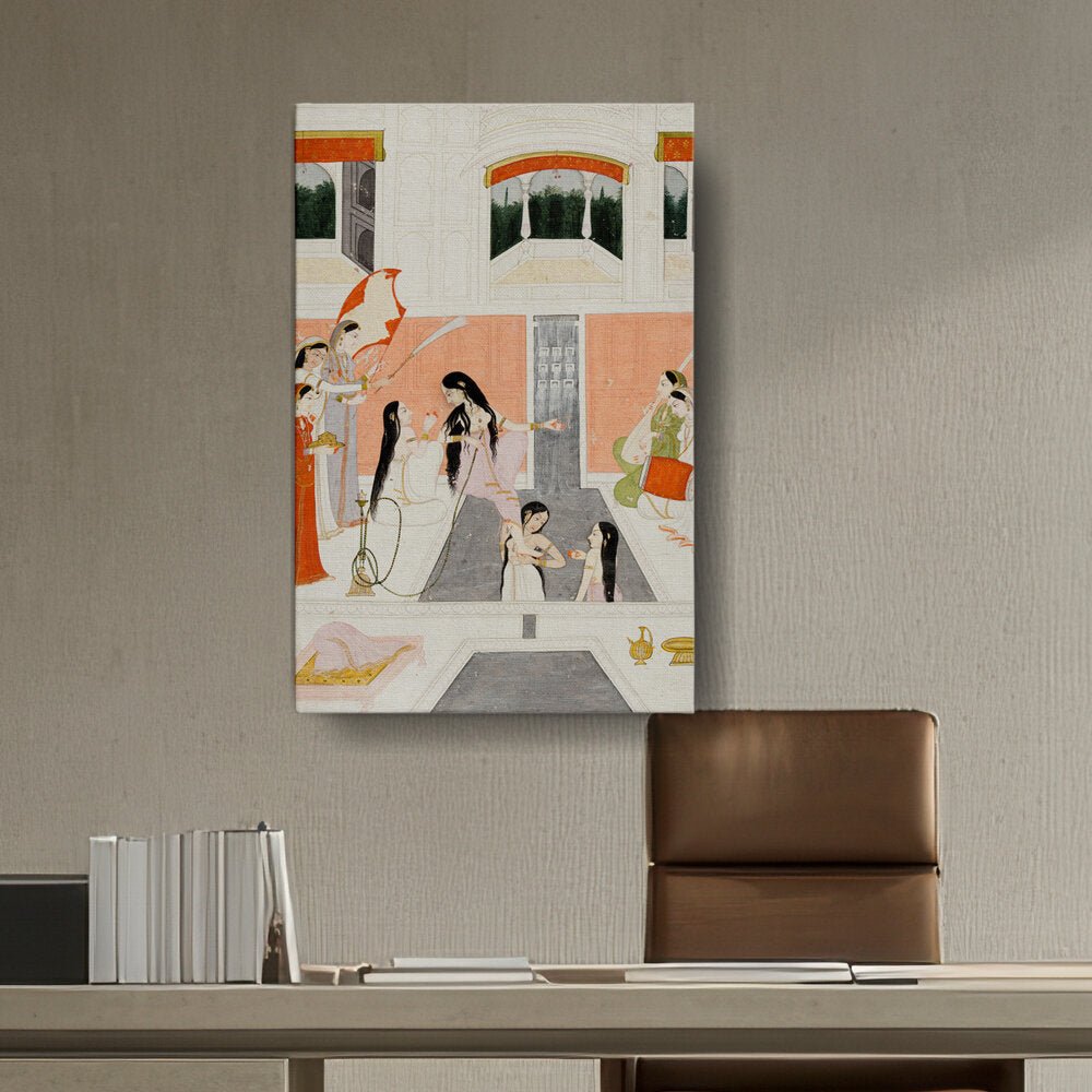 Artist2 - Art - A Lady At Her Toilette - Wall Canvas