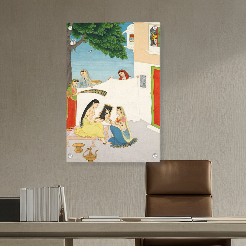 Artist2 - Art - Toilette Of Radha - Acrylic Wall Photo