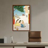 Artist2 - Art - Toilette Of Radha - Framed Canvas