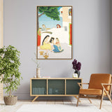 Toilette Of Radha - FLOATING FRAME