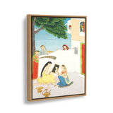 Toilette Of Radha - FLOATING FRAME