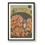 Krishna And Gopis Rasamandala - WALL MOUNT FRAME