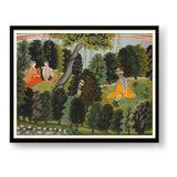 Krishna Waiting For Radha - WALL MOUNT FRAME